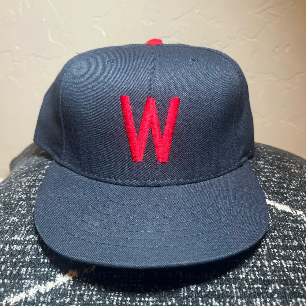 New Era Navy Cap with Red Logo